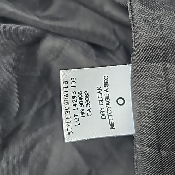 Theory Velvet Black Pinstripe Button Front Blazer Size:LG - Picture 11 of 11